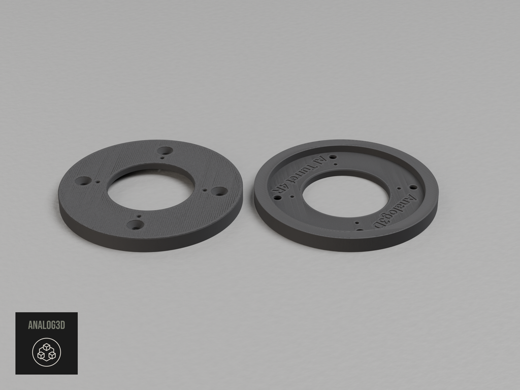 UVC-AI-Turret Electrical Box Mount Adapters - Single Gang - Double Gang - 4 Inch Round