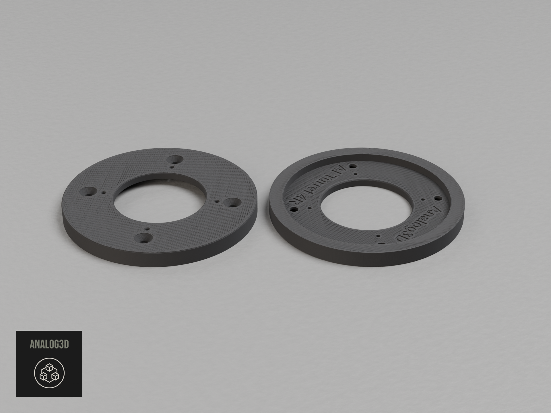 UVC-AI-Turret Electrical Box Mount Adapters - Single Gang - Double Gang - 4 Inch Round