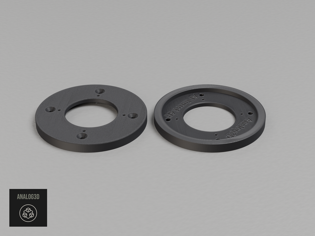 UVC-AI-Turret Electrical Box Mount Adapters - Single Gang - Double Gang - 4 Inch Round