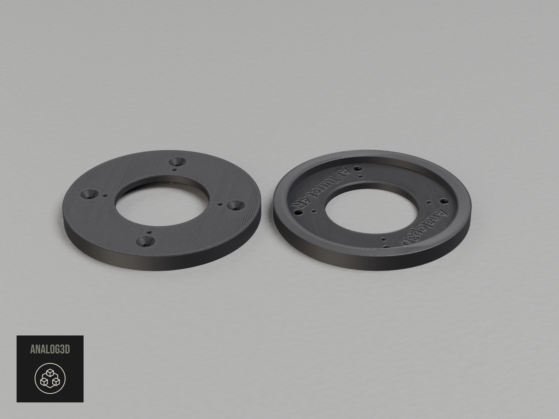 UVC-AI-Turret Electrical Box Mount Adapters - Single Gang - Double Gang - 4 Inch Round