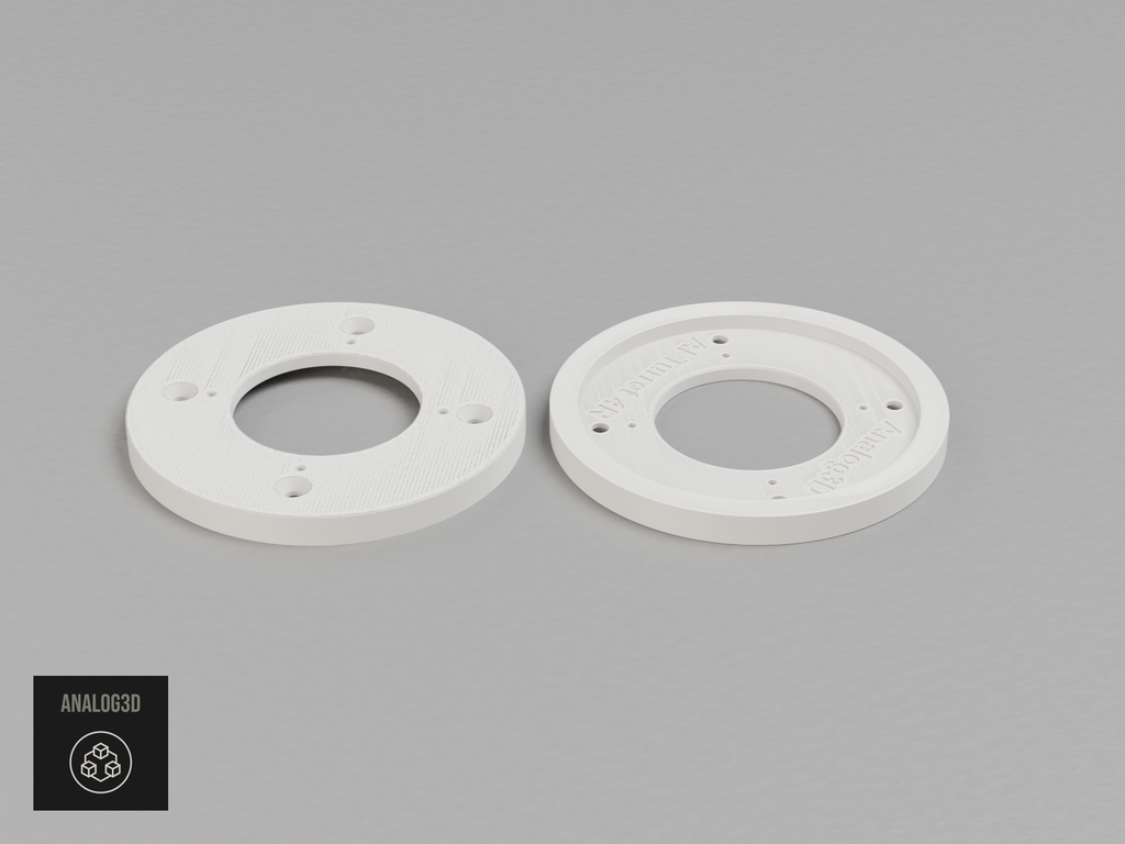 UVC-AI-Turret Electrical Box Mount Adapters - Single Gang - Double Gang - 4 Inch Round