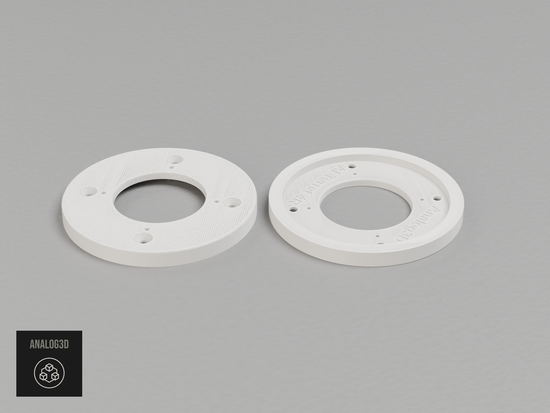 UVC-AI-Turret Electrical Box Mount Adapters - Single Gang - Double Gang - 4 Inch Round