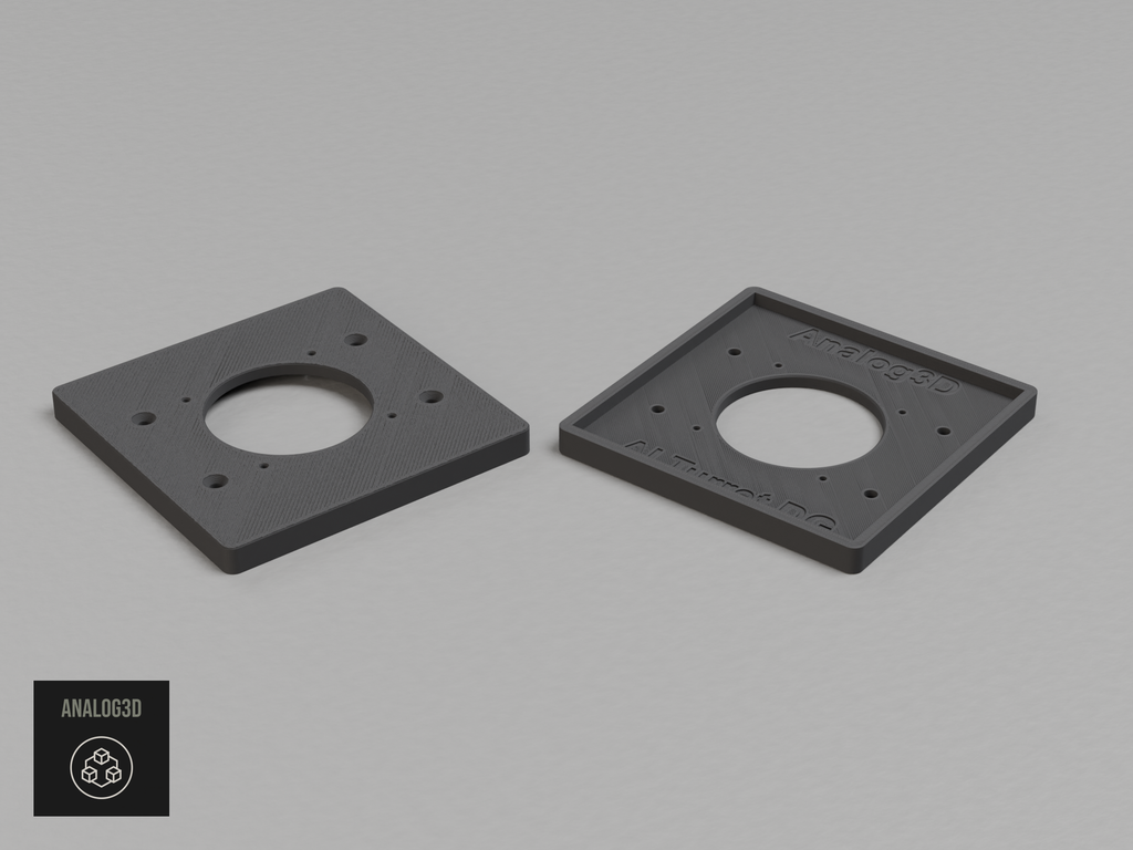 UVC-AI-Turret Electrical Box Mount Adapters - Single Gang - Double Gang - 4 Inch Round