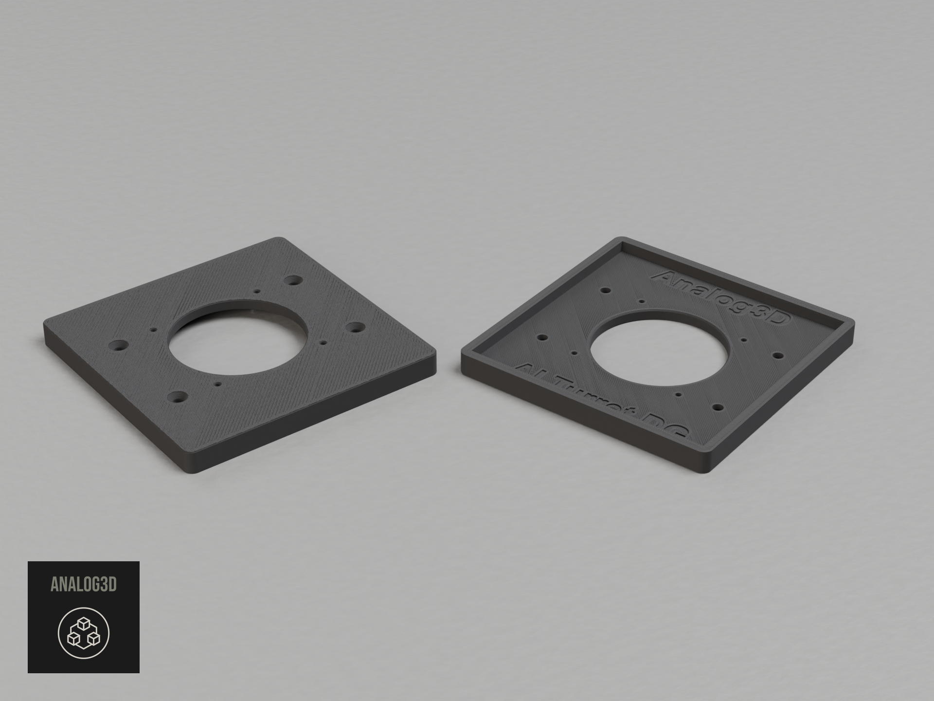 UVC-AI-Turret Electrical Box Mount Adapters - Single Gang - Double Gang - 4 Inch Round