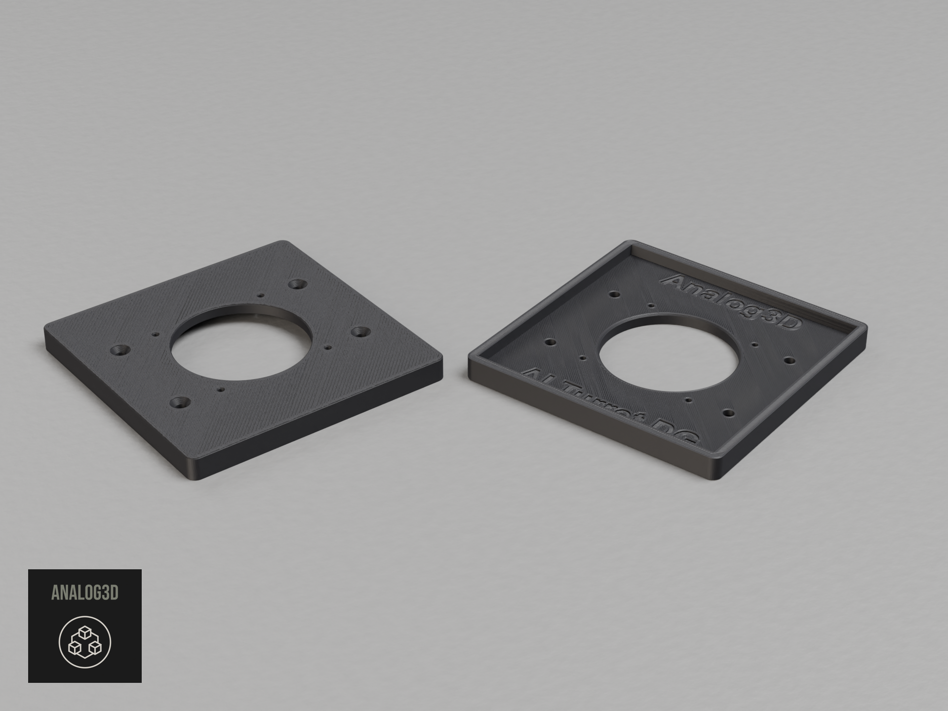 UVC-AI-Turret Electrical Box Mount Adapters - Single Gang - Double Gang - 4 Inch Round