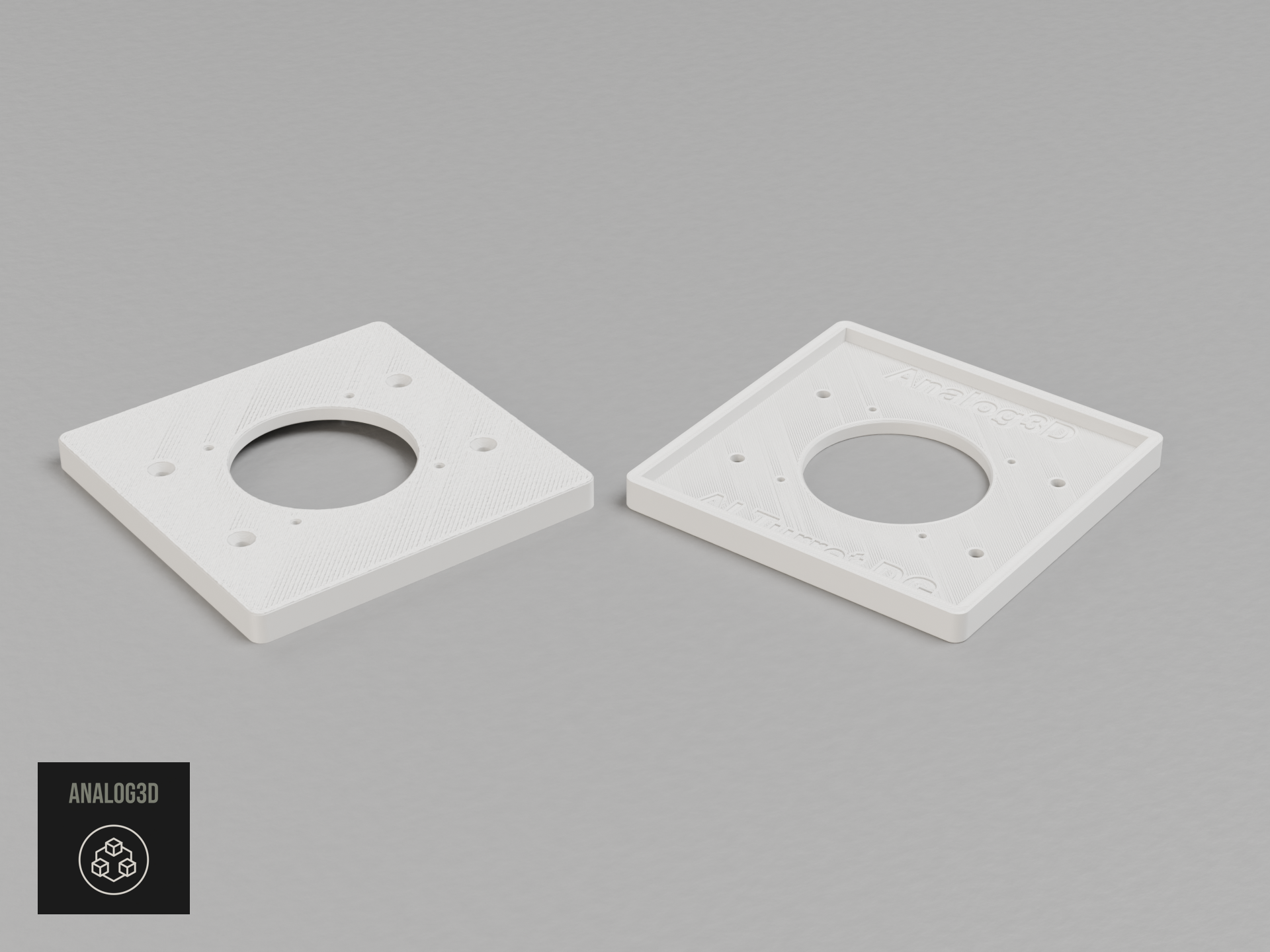 UVC-AI-Turret Electrical Box Mount Adapters - Single Gang - Double Gang - 4 Inch Round