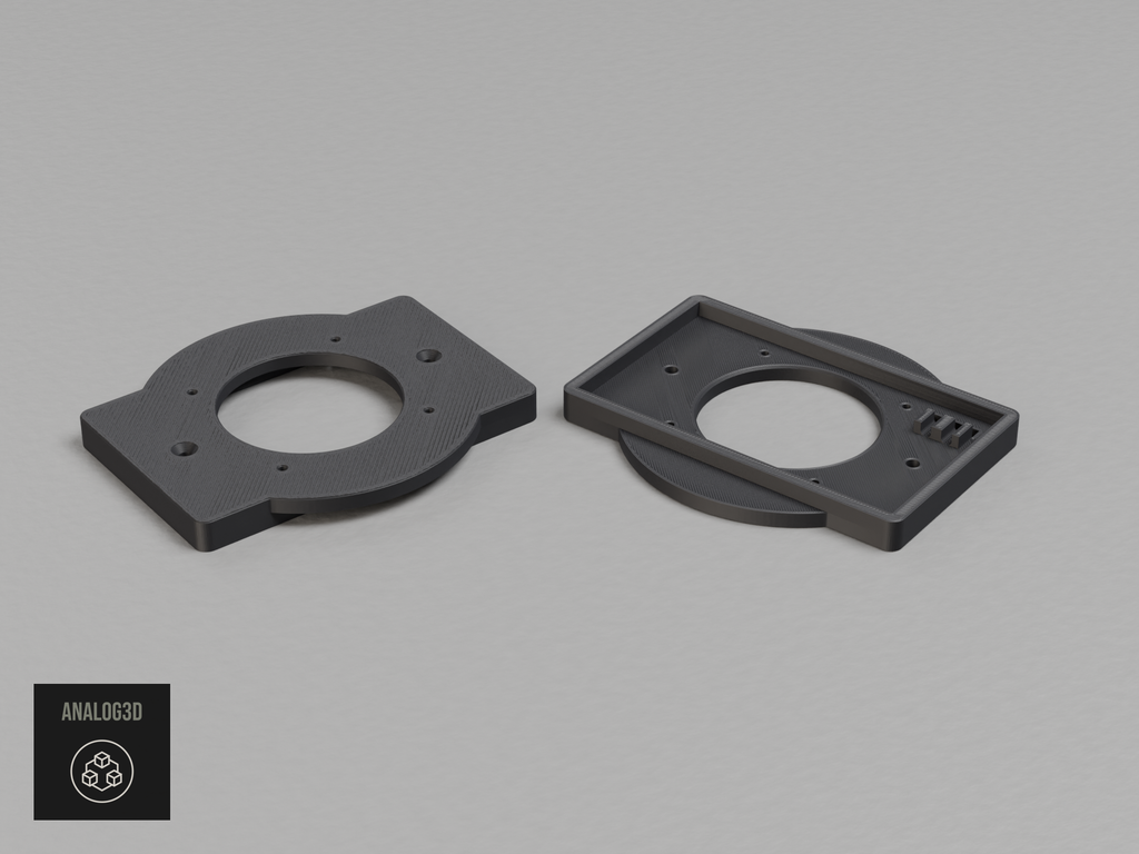 UVC-AI-Turret Electrical Box Mount Adapters - Single Gang - Double Gang - 4 Inch Round
