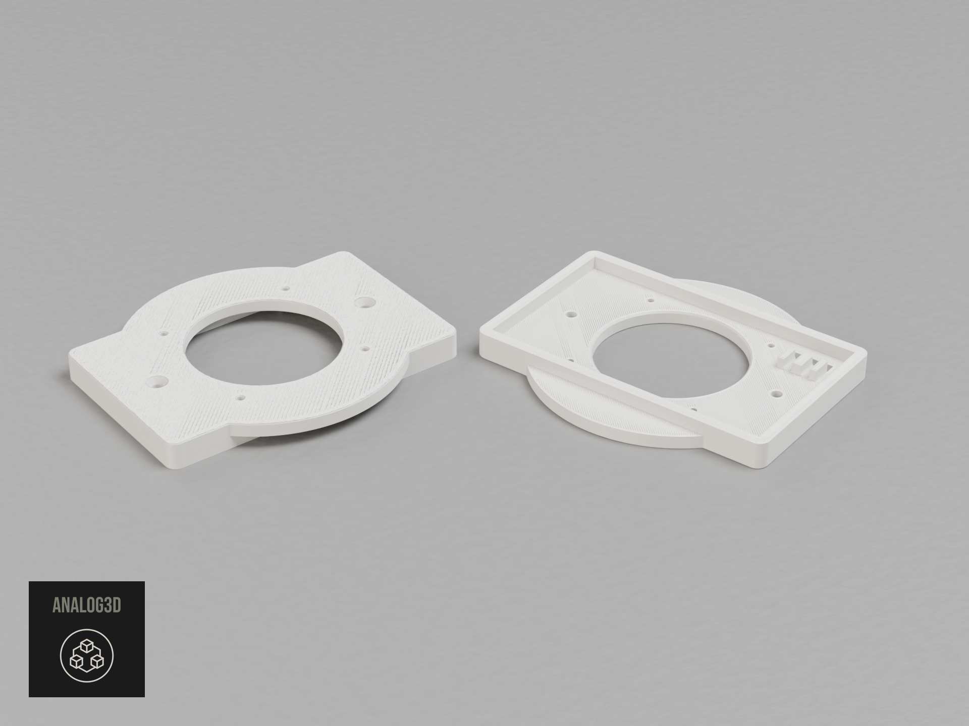 UVC-AI-Turret Electrical Box Mount Adapters - Single Gang - Double Gang - 4 Inch Round