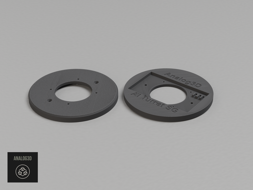 UVC-AI-Turret Electrical Box Mount Adapters - Single Gang - Double Gang - 4 Inch Round