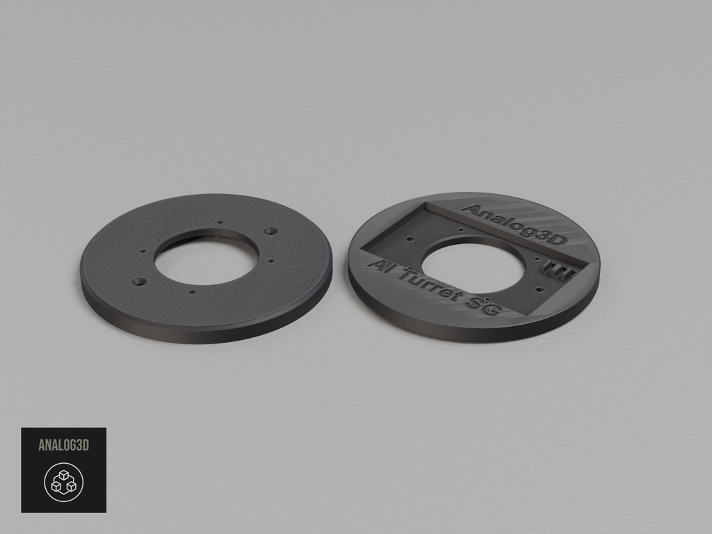 UVC-AI-Turret Electrical Box Mount Adapters - Single Gang - Double Gang - 4 Inch Round