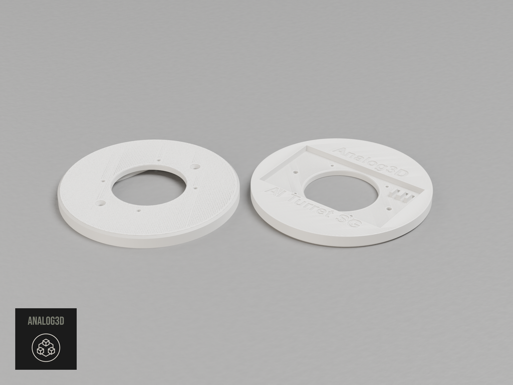 UVC-AI-Turret Electrical Box Mount Adapters - Single Gang - Double Gang - 4 Inch Round