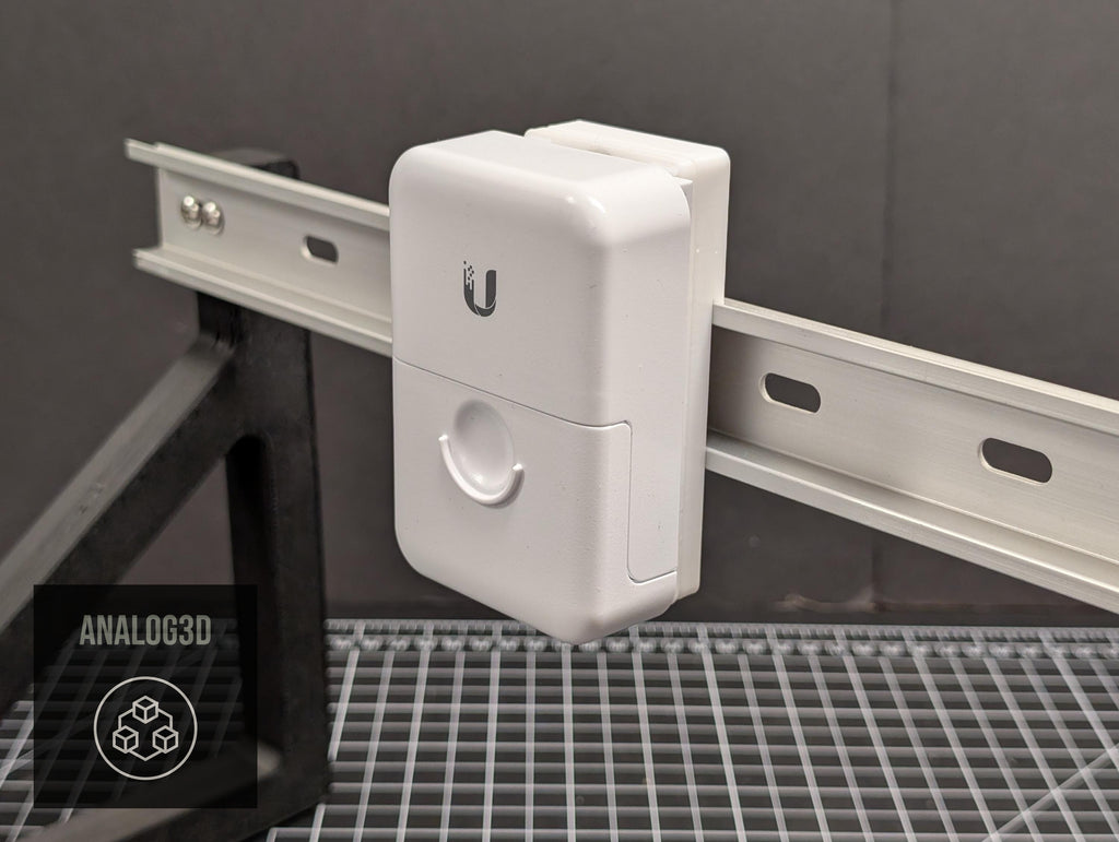 Ubiquiti Unifi Uisp POE+/POE++ injector DIN Rail Adapter  24v/48v 15w/30w/60w - 2 pack