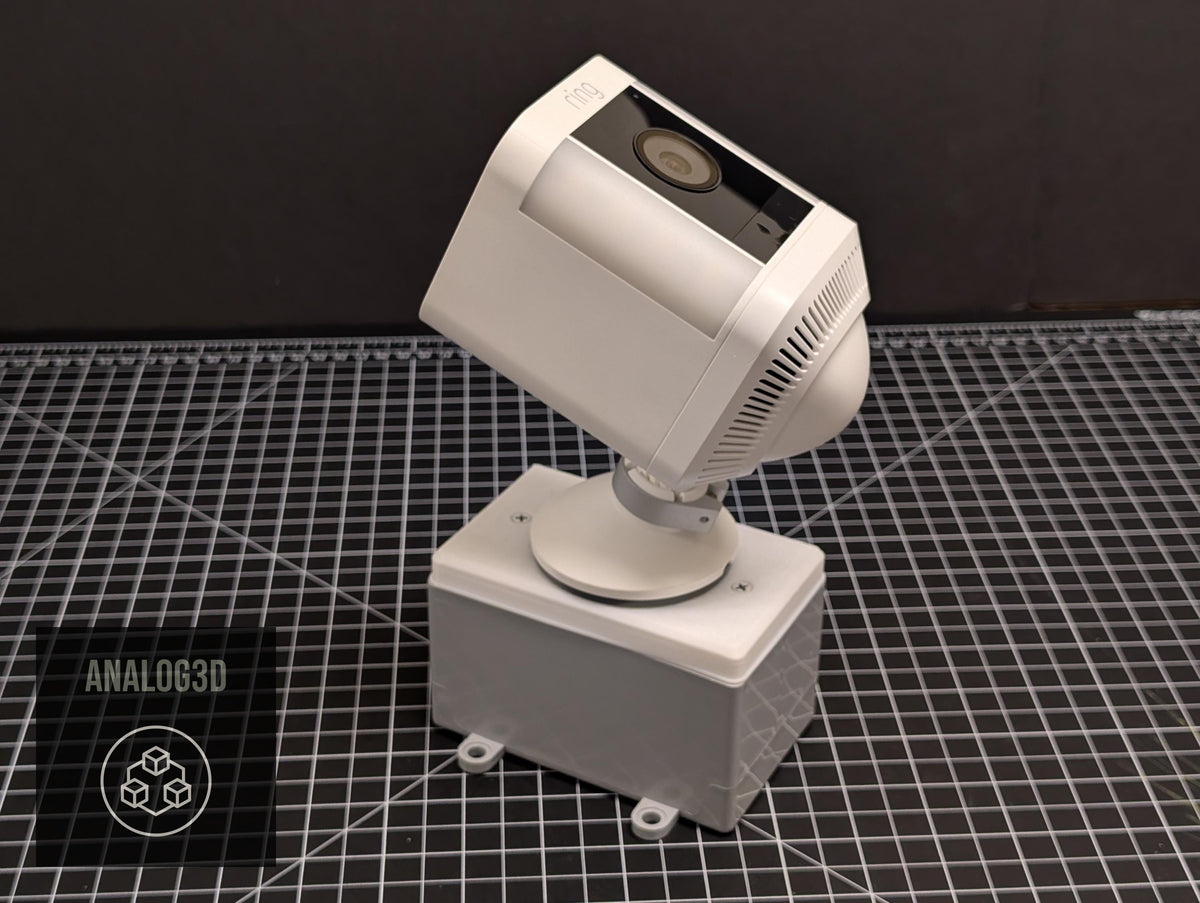 Ring Camera Junction Box Adapter - Single Gang Box Mount for Ring Spotlight Cam