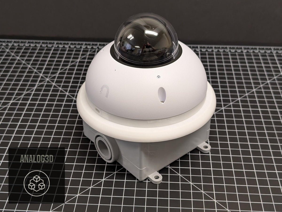 UVC-G6-Dome Electrical Box Mount Adapters - Single Gang - Double Gang - 4 Inch Round