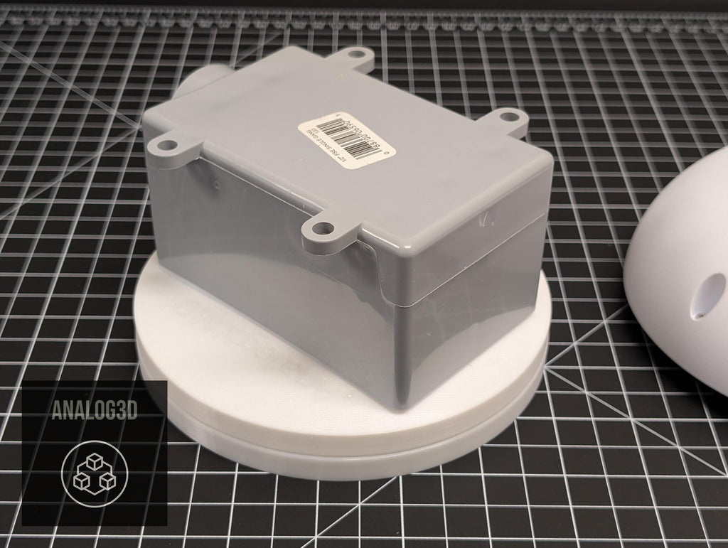 UVC-G6-Dome Electrical Box Mount Adapters - Single Gang - Double Gang - 4 Inch Round