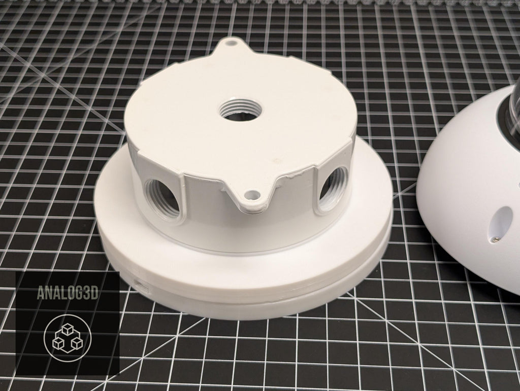 UVC-G6-Dome Electrical Box Mount Adapters - Single Gang - Double Gang - 4 Inch Round
