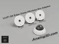 UniFi G6 Edge Dome Hikvision box adapter plates - CB110, DS-1273ZJ-130-TRL, DS-1272ZJ-120B - white PETG