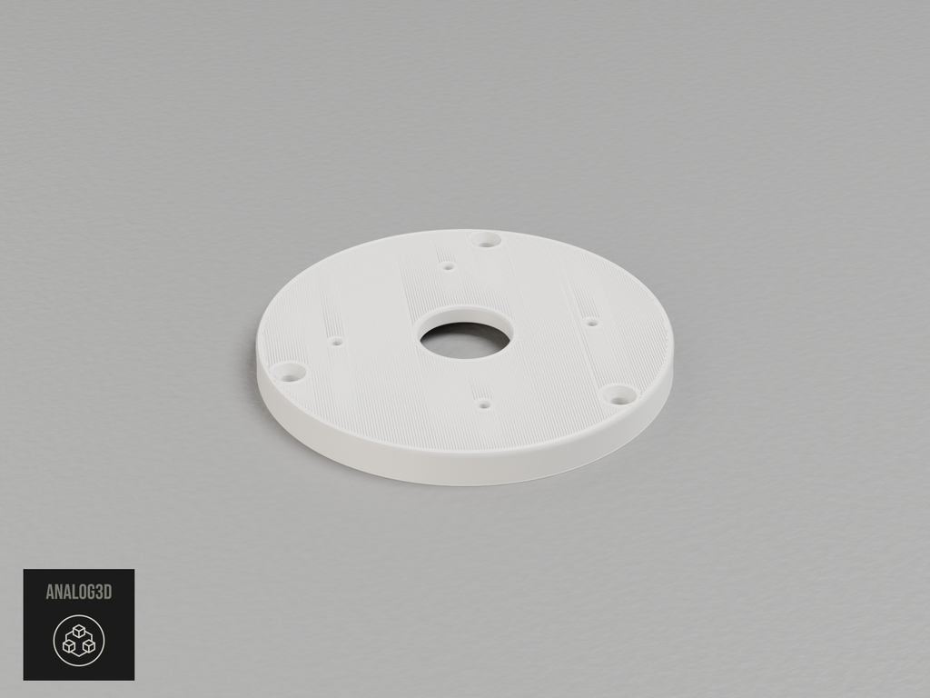 UniFi AI Turret adapter plate for the Hikvision CB110 - white PETG