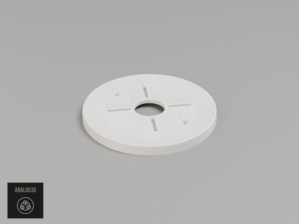 Reolink camera adapter plate for a single gang box - white PETG