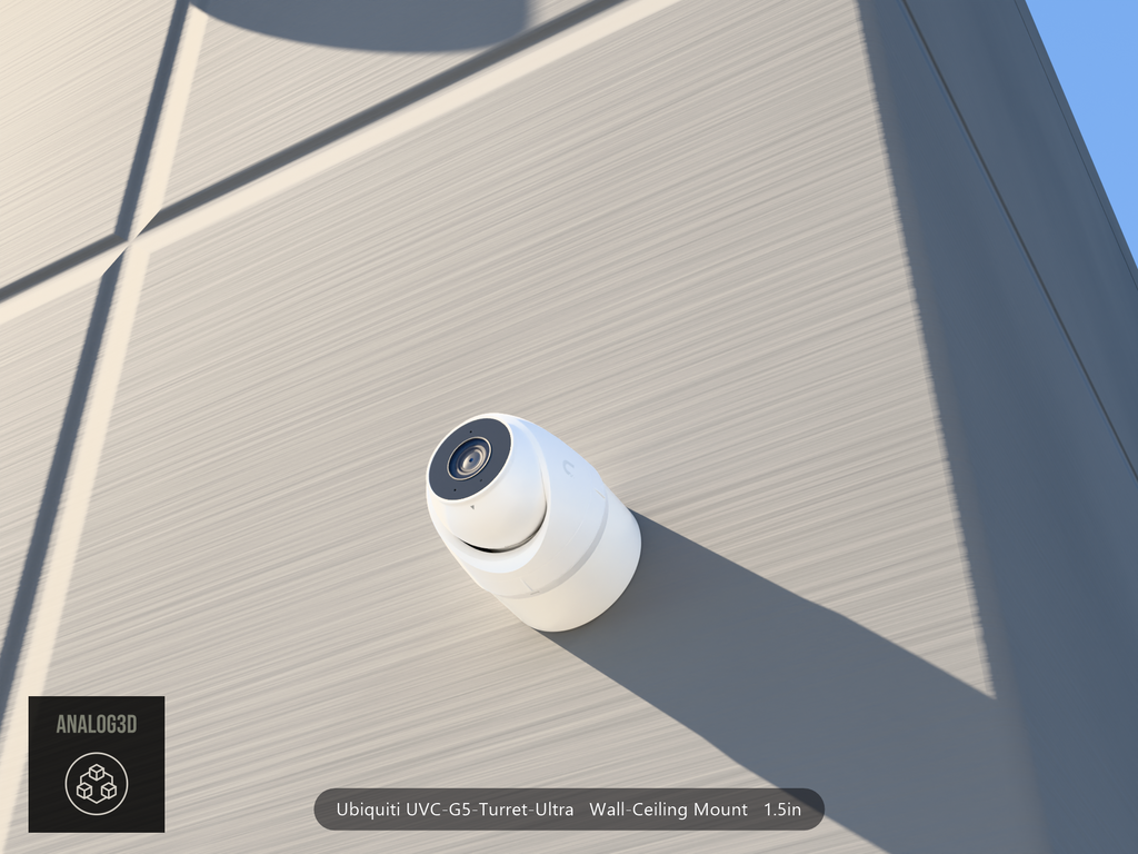 UVC-G5-Turret-Ultra wall-ceiling mount - camera on concrete (installed scene)