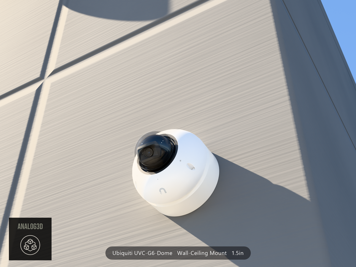 UVC-G6-Dome wall-ceiling mount - camera on concrete (installed scene)