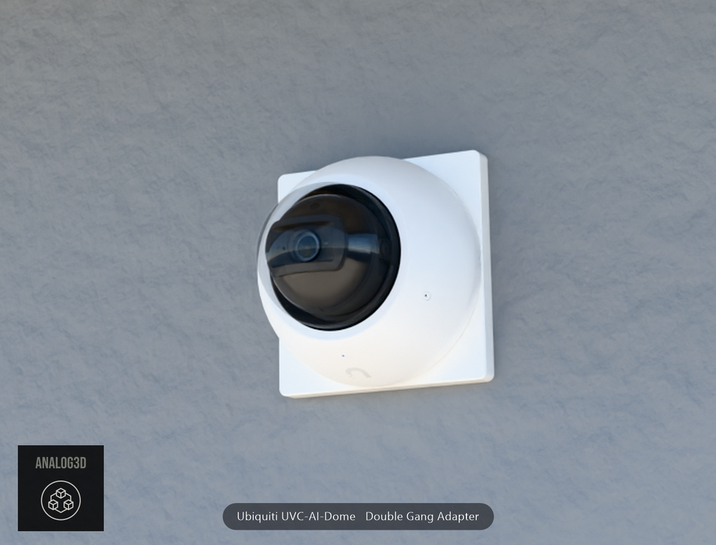 UVC-AI-Dome double-gang adapter plate close-up detail