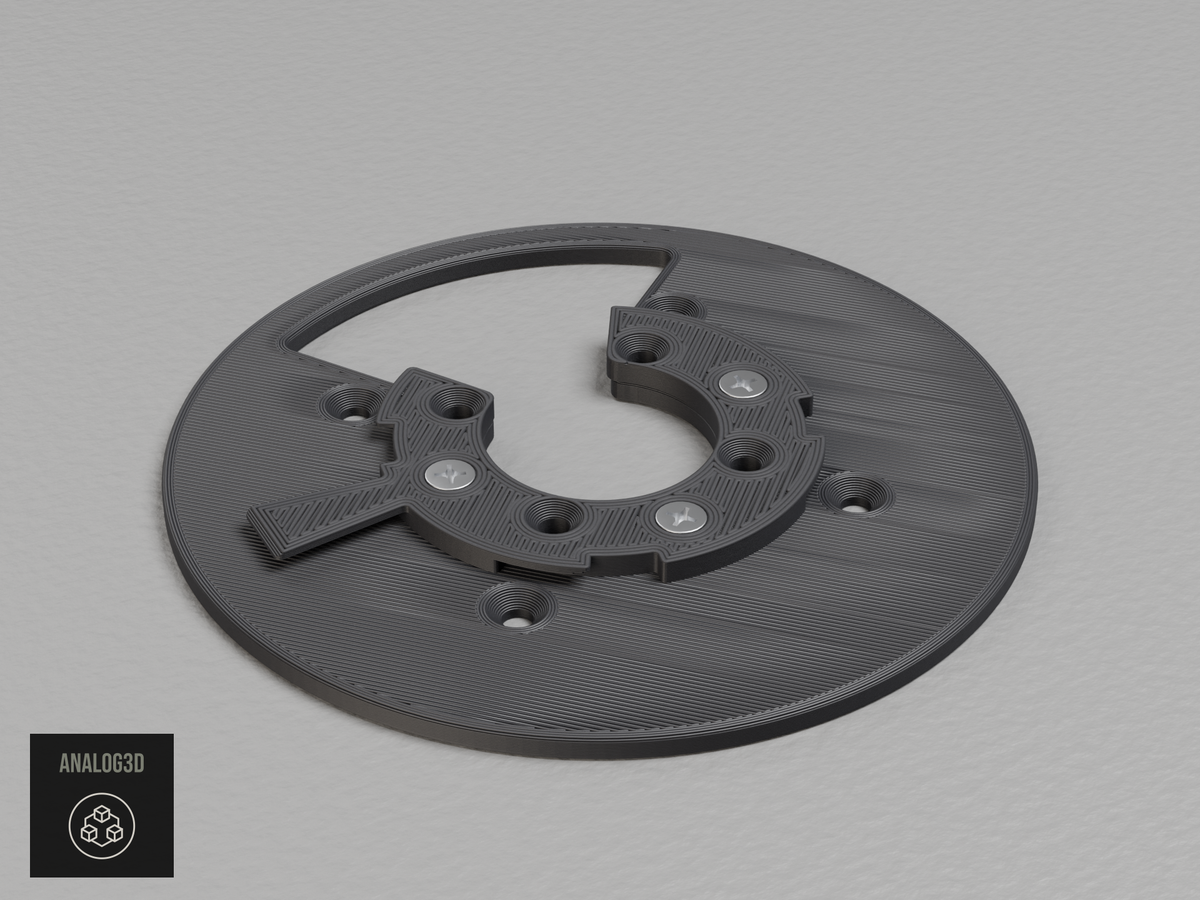 UVC-G6-Pro-360 stock mounting plate assembled beside the Ubiquiti UVC-G6-Pro-360 camera