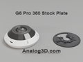 UVC-G6-Pro-360 replacement stock mounting plate next to the camera