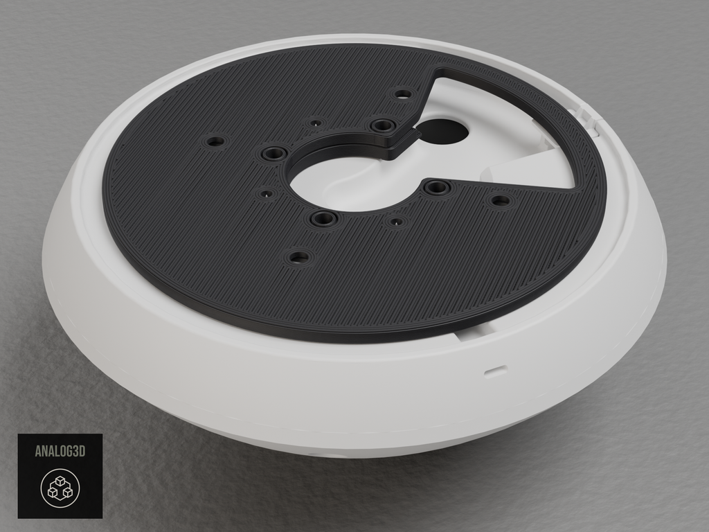 UVC-G6-Pro-360 replacement stock mounting plate installed on the camera