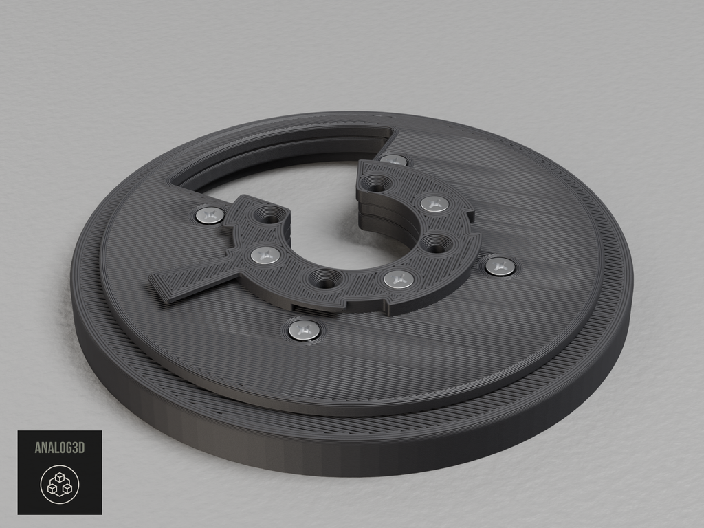 UniFi G6 Pro 360 4 Inch Round electrical box adapter - Black PETG - with the stock mounting plate assembly