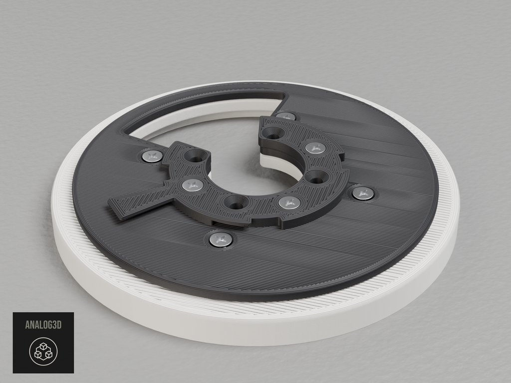 UniFi G6 Pro 360 4 Inch Round electrical box adapter - White PETG - with the stock mounting plate assembly