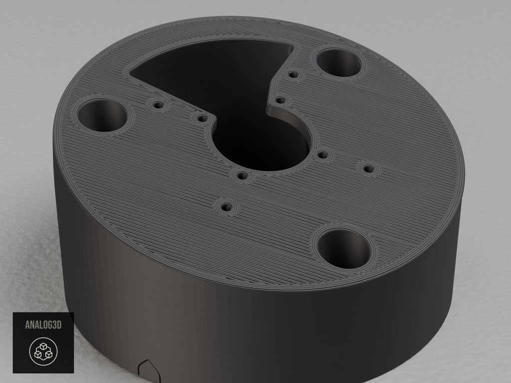 UniFi G6 Pro 360 angled wall-ceiling mount - Black PETG - 1.5 in - camera face up