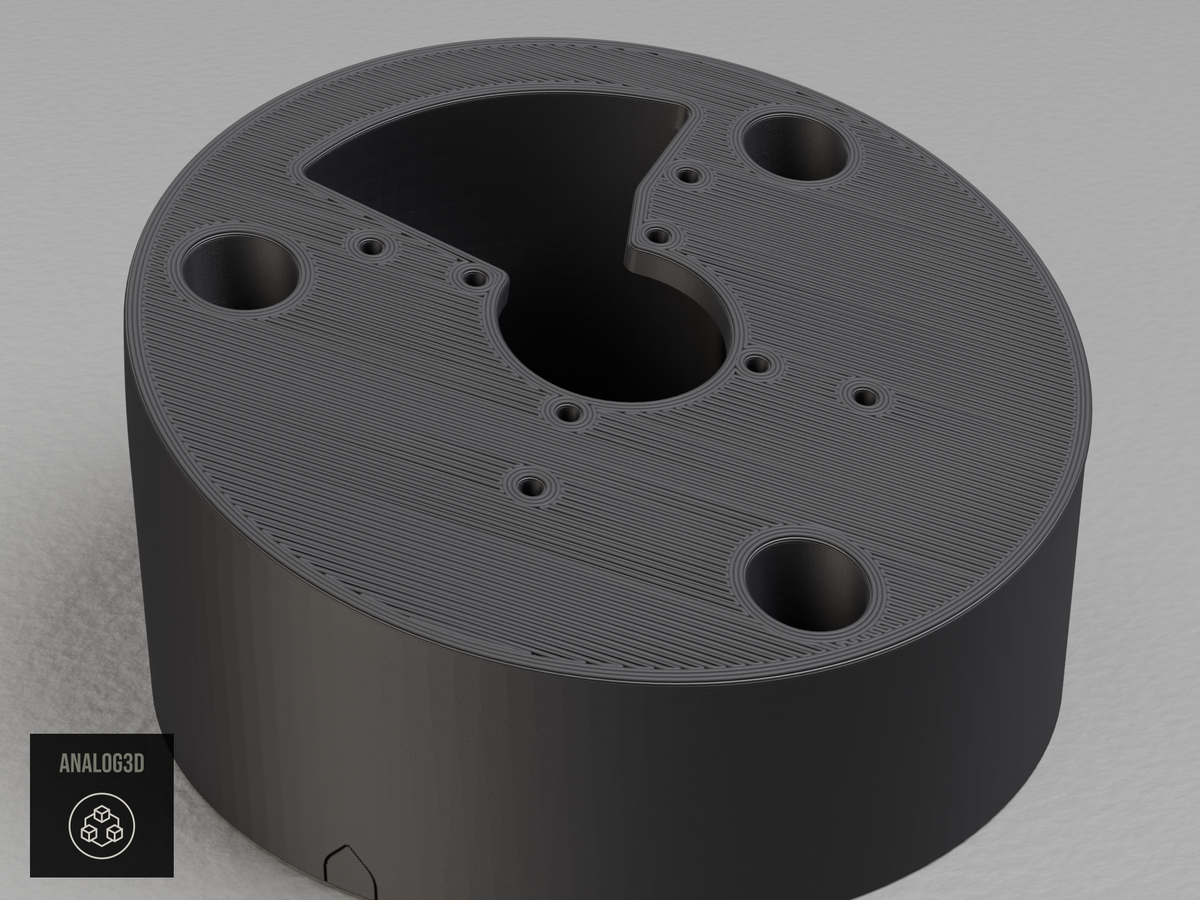 UniFi G6 Pro 360 angled wall-ceiling mount - Black PETG - 1.5 in - camera face up