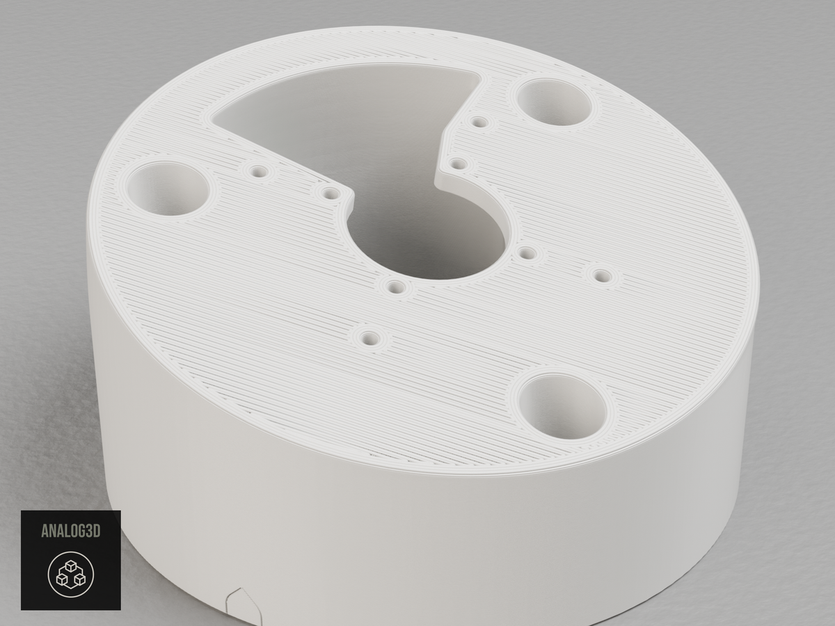 UniFi G6 Pro 360 angled wall-ceiling mount - White PETG - 1.5 in - camera face up