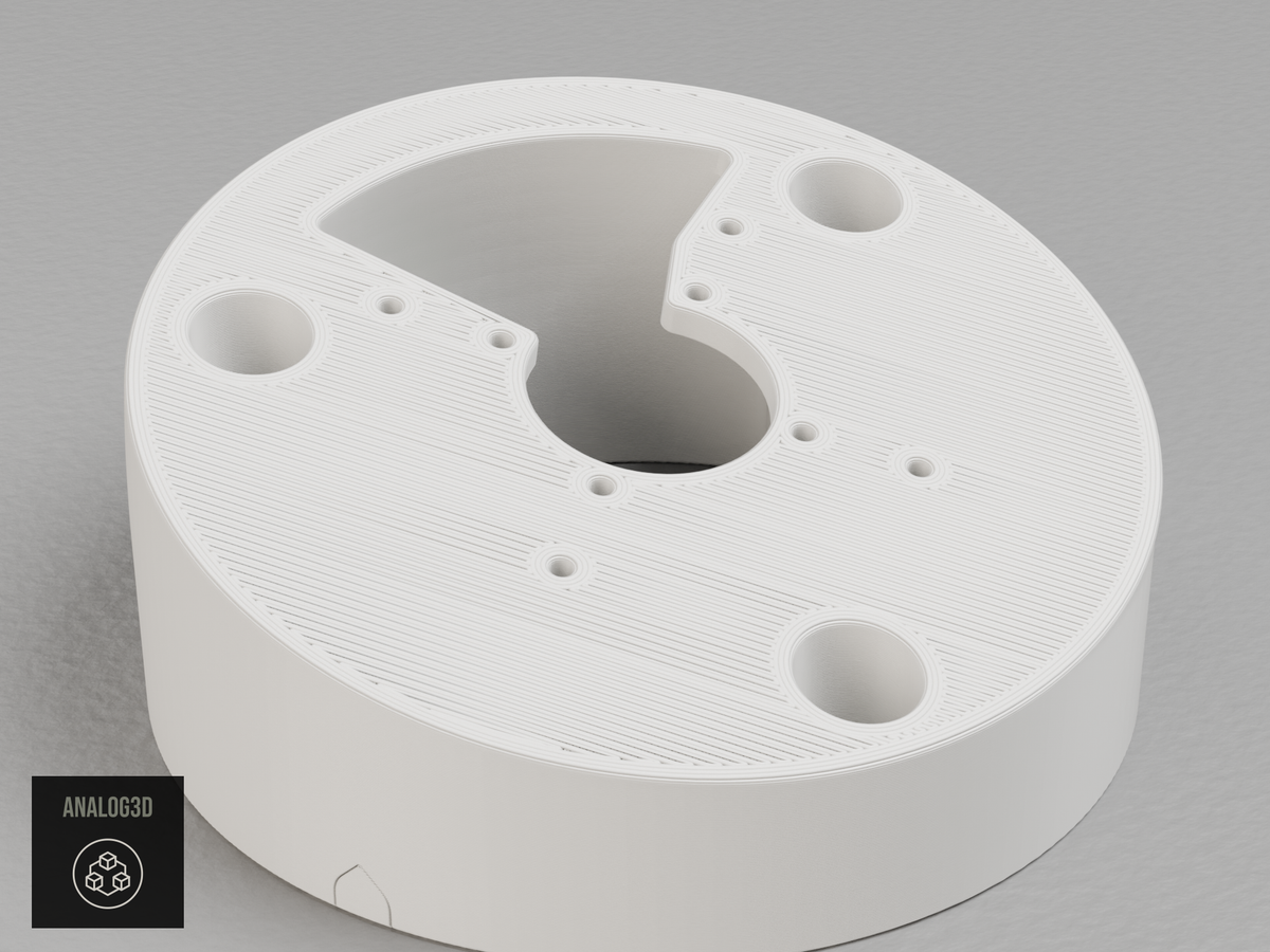 UniFi G6 Pro 360 angled wall-ceiling mount - White PETG - 1 in - camera face up