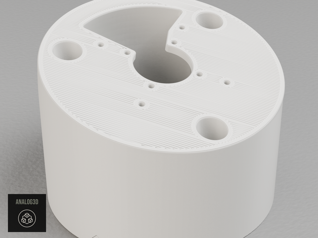 UniFi G6 Pro 360 angled wall-ceiling mount - White PETG - 2.5 in - camera face up