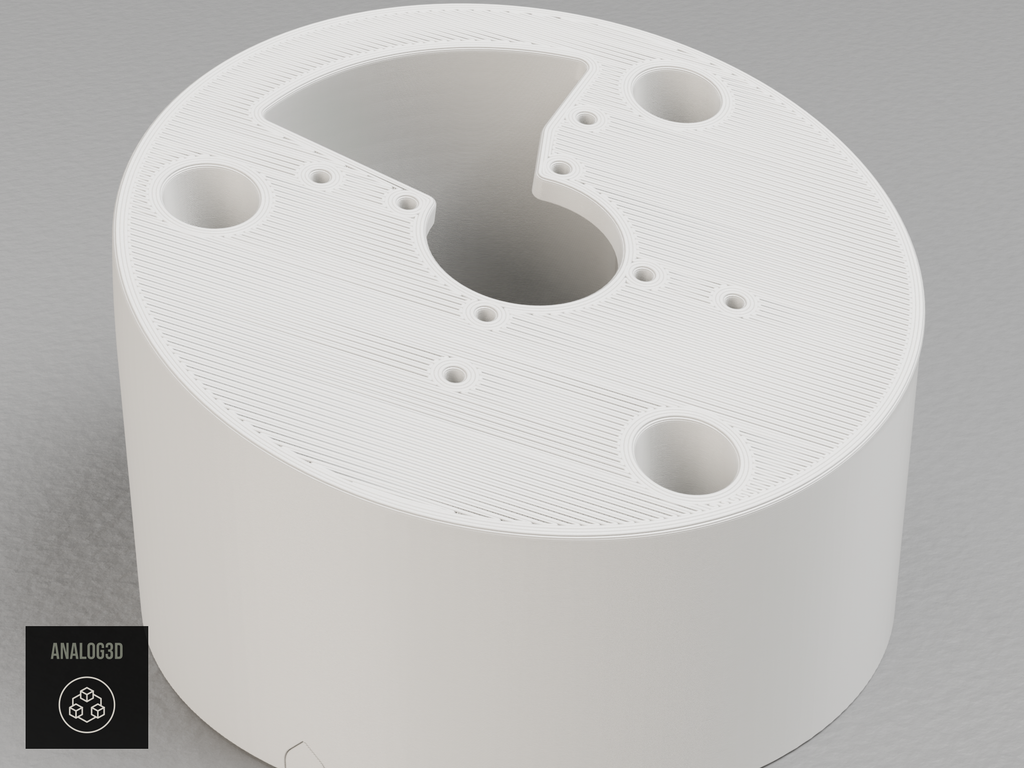 UniFi G6 Pro 360 angled wall-ceiling mount - White PETG - 2 in - camera face up