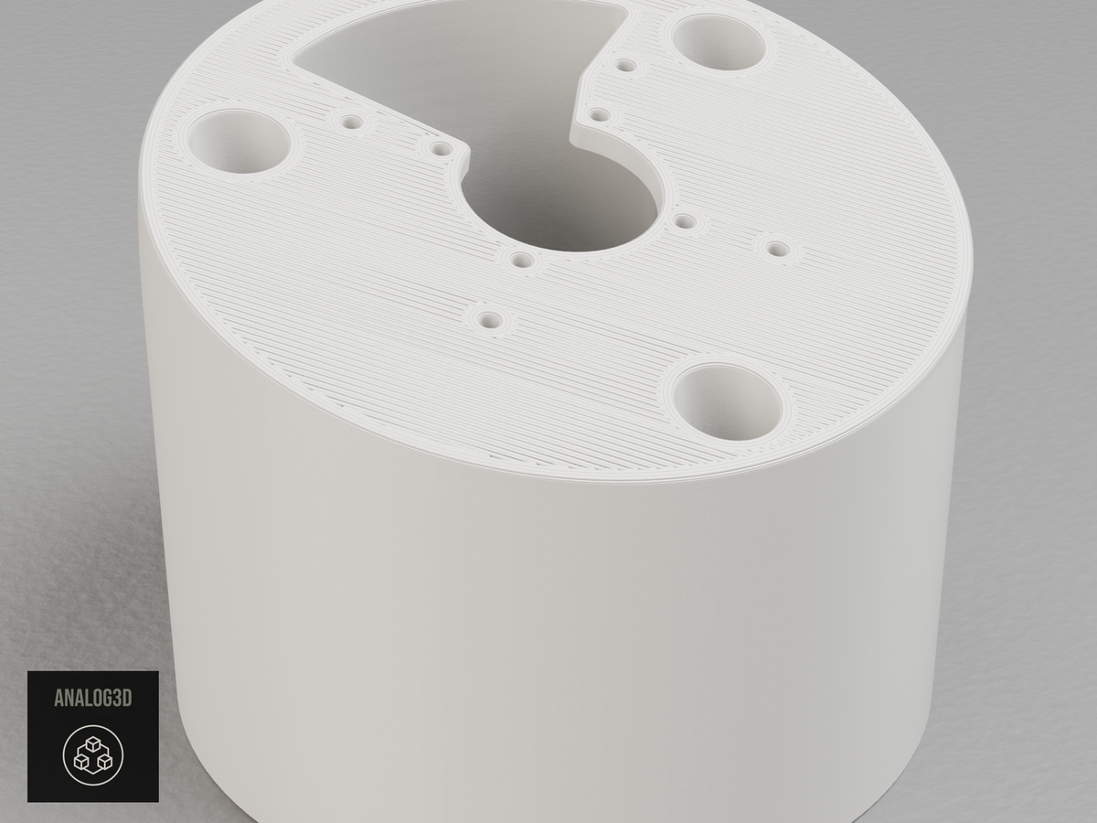 UniFi G6 Pro 360 angled wall-ceiling mount - White PETG - 3 in - camera face up