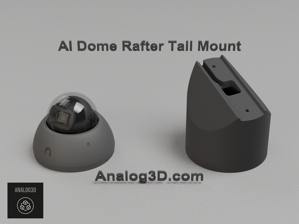 uvc-ai-dome-rafter - carbon PETG product render
