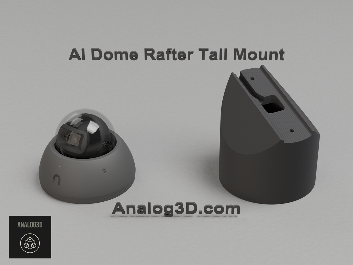 uvc-ai-dome-rafter - carbon PETG product render