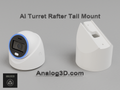 uvc-ai-turret-rafter - white PETG product render