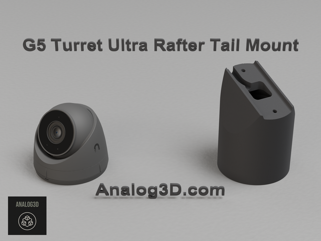 uvc-g5-turret-ultra-rafter - carbon PETG product render