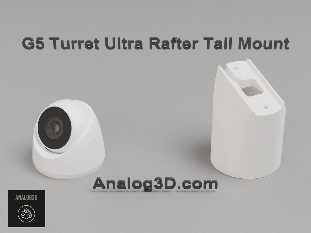 uvc-g5-turret-ultra-rafter - white PETG product render