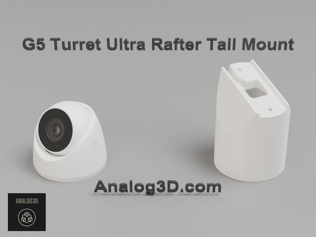uvc-g5-turret-ultra-rafter - white PETG product render