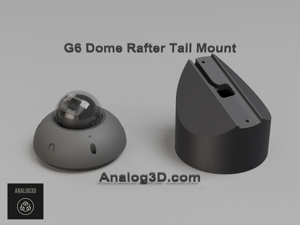 uvc-g6-dome-rafter - black PETG product render