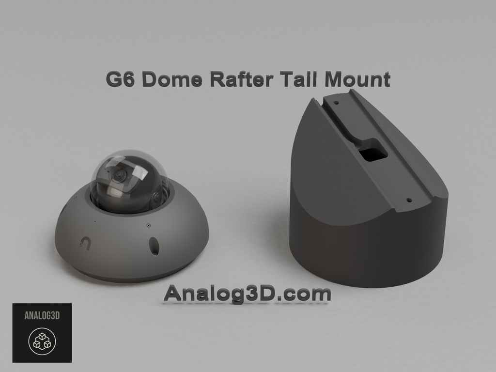 uvc-g6-dome-rafter - carbon PETG product render
