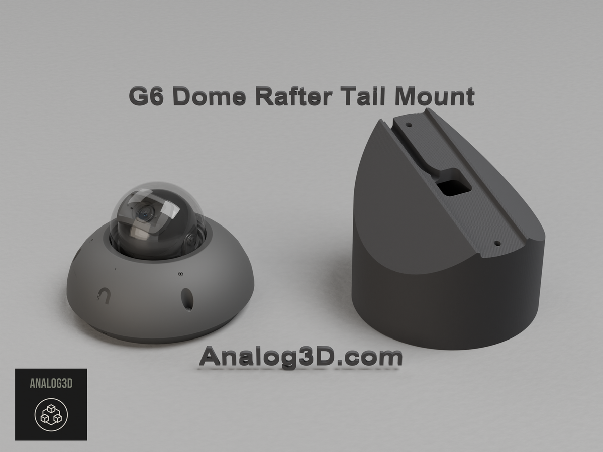 uvc-g6-dome-rafter - carbon PETG product render