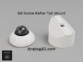 uvc-g6-dome-rafter - white PETG product render