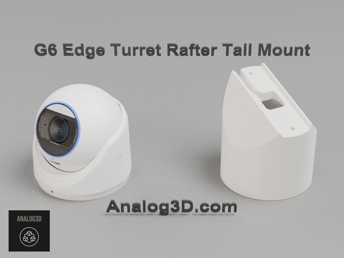 uvc-g6-edge-turret-rafter - white PETG product render