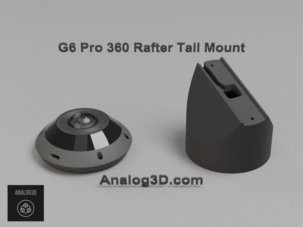 uvc-g6-pro-360-rafter - carbon PETG product render